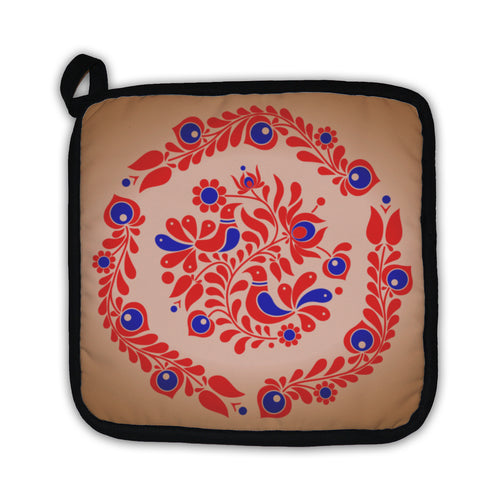 Potholder, Hungarian Folk Motives
