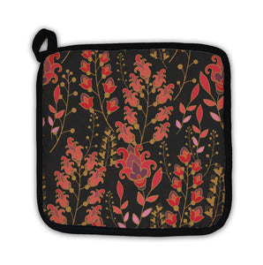 Potholder, Floral Pattern