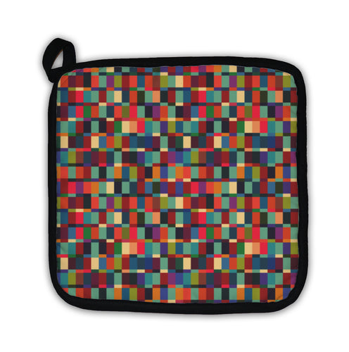 Potholder, Geometric Pattern