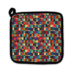 Potholder, Geometric Pattern
