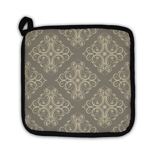 Potholder, Damask