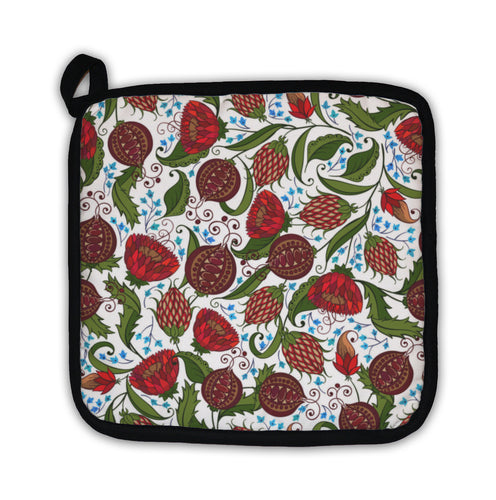 Potholder, Pomegranate Pattern
