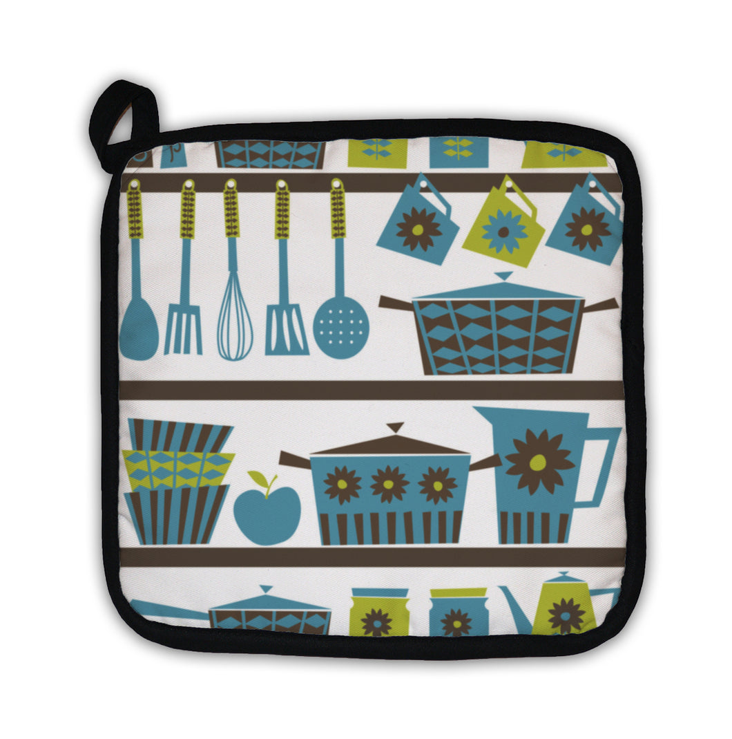 Potholder, Retro Kitchen