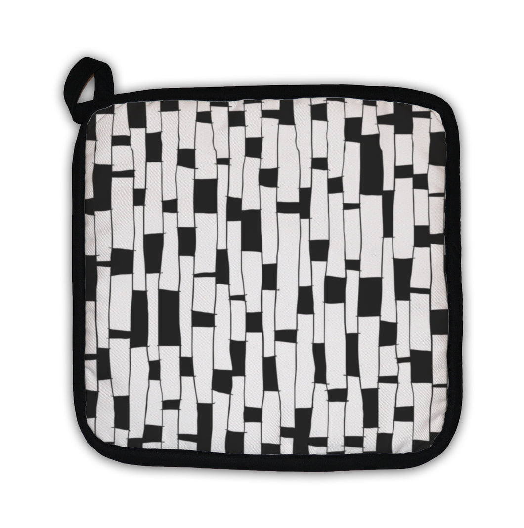 Potholder, Stylized Birch Pattern