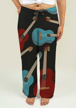 Load image into Gallery viewer, Ladies Pajama Pants with Guitars