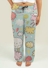 Load image into Gallery viewer, Ladies Pajama Pants with Sheeps on Clouds