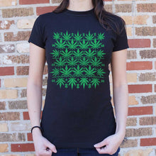 Load image into Gallery viewer, Sweet Leaf Ugly Sweater T-Shirt (Ladies)