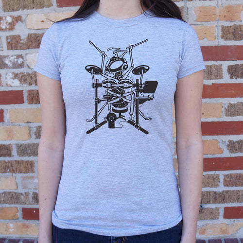 Ant Drummer T-Shirt (Ladies)