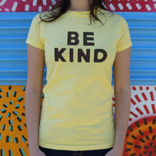 Load image into Gallery viewer, Be Kind Text T-Shirt (Ladies)