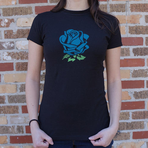 Blue Rose T-Shirt (Ladies)