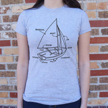Load image into Gallery viewer, Boat Diagram T-Shirt (Ladies)