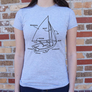 Boat Diagram T-Shirt (Ladies)