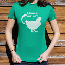 Load image into Gallery viewer, Guess What? Chicken Butt T-Shirt (Ladies)