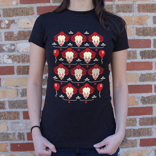 Ugly Clown Sweater T-Shirt (Ladies)