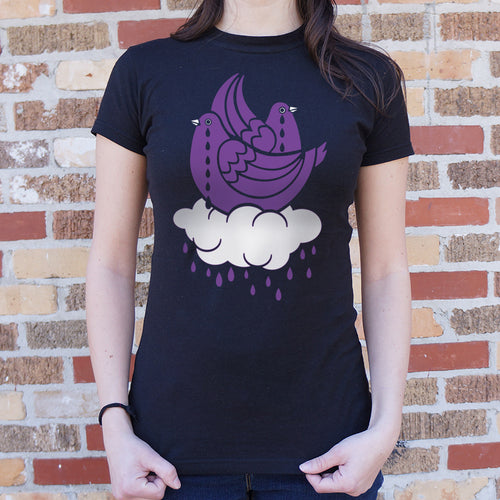 Doves Cry In Mourning T-Shirt (Ladies)