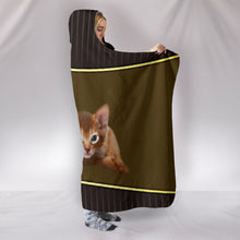 Load image into Gallery viewer, Abyssinian cat Print Hooded Blanket