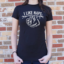 Load image into Gallery viewer, I Like Naps T-Shirt (Ladies)