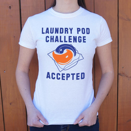 Laundry Pod Challenge Accepted T-Shirt (Ladies)