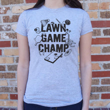 Load image into Gallery viewer, Lawn Game Champ T-Shirt (Ladies)