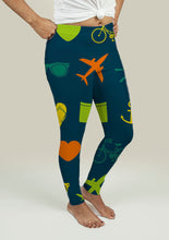 Load image into Gallery viewer, Leggings with Summer Theme