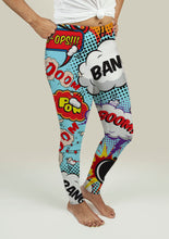 Load image into Gallery viewer, Leggings with Comic Speech Bubbles