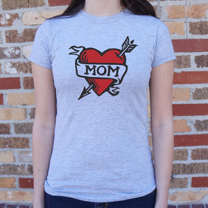 Mom Tattoo T-Shirt (Ladies)