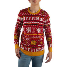 Load image into Gallery viewer, Gryffindor Sweater Harry Potter Sweater Hogwarts Sweater Gryffindor Apparel