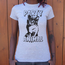 Load image into Gallery viewer, Party Animal Kitten T-Shirt (Ladies)