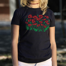 Load image into Gallery viewer, Poppies T-Shirt (Ladies)