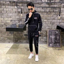 Load image into Gallery viewer, Tsingyi Reflective Multi-pocket Shirts+Ankle-length Cargo pants 2pcs Sets Tracksuit Men Women Couples Streetwear Reflect Sets