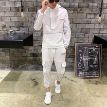Load image into Gallery viewer, Tsingyi Reflective Multi-pocket Shirts+Ankle-length Cargo pants 2pcs Sets Tracksuit Men Women Couples Streetwear Reflect Sets
