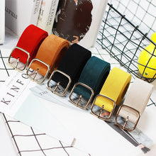 Load image into Gallery viewer, Retro Velvet Square Buckle Decorative Belt Waist Corset Omen Girls String Waistband Belt For Women Dress Jeans Pants Wholesale