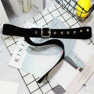 Retro Velvet Square Buckle Decorative Belt Waist Corset Omen Girls String Waistband Belt For Women Dress Jeans Pants Wholesale