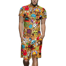 Load image into Gallery viewer, Summer New Design Overalls Mens Rompers 3D Funny Graphic Casual Jumpsuit Male Beach Sets One-piece Outfits Plus Size Playsuit