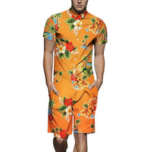 Load image into Gallery viewer, Summer New Design Overalls Mens Rompers 3D Funny Graphic Casual Jumpsuit Male Beach Sets One-piece Outfits Plus Size Playsuit