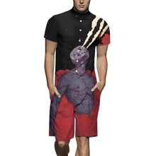 Load image into Gallery viewer, Summer New Design Overalls Mens Rompers 3D Funny Graphic Casual Jumpsuit Male Beach Sets One-piece Outfits Plus Size Playsuit