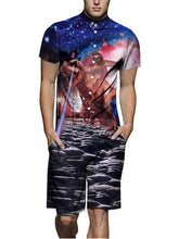 Load image into Gallery viewer, Summer New Design Overalls Mens Rompers 3D Funny Graphic Casual Jumpsuit Male Beach Sets One-piece Outfits Plus Size Playsuit