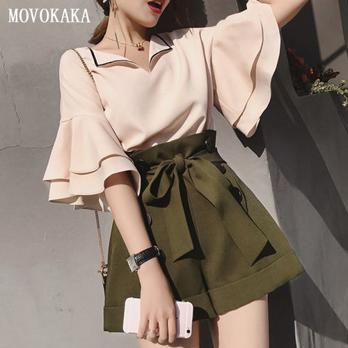 New Fashion Summer Plus Size Women's Sets Womens Suit Women Outfit Two Piece Set Top And Pants Tracksuit Women 2 Piece Set Women