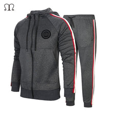 Load image into Gallery viewer, Tracksuit For Men 2 Pieces Set New Fashion Jacket Sportswear Men Tracksuit Hoodie Spring Autumn Men Brand Clothes Hoodies+Pants