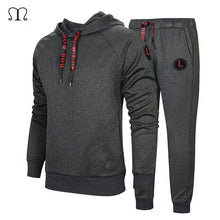 Load image into Gallery viewer, Tracksuit For Men 2 Pieces Set New Fashion Jacket Sportswear Men Tracksuit Hoodie Spring Autumn Men Brand Clothes Hoodies+Pants
