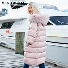 Load image into Gallery viewer, Vero Moda new raccoon fur long down jacket women | 318423509