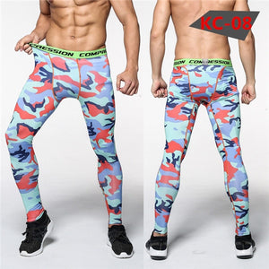 Mens Joggers Camouflage Compression Pants Men Camo Pants Tights Leggings Fitness Trousers Brand Clothing Sweatpants Pantalon
