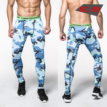 Load image into Gallery viewer, Mens Joggers Camouflage Compression Pants Men Camo Pants Tights Leggings Fitness Trousers Brand Clothing Sweatpants Pantalon