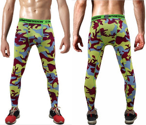 Mens Joggers Camouflage Compression Pants Men Camo Pants Tights Leggings Fitness Trousers Brand Clothing Sweatpants Pantalon