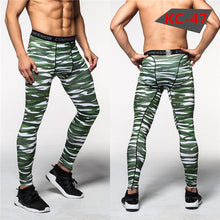 Load image into Gallery viewer, Mens Joggers Camouflage Compression Pants Men Camo Pants Tights Leggings Fitness Trousers Brand Clothing Sweatpants Pantalon