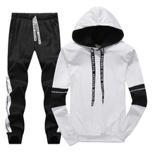 Load image into Gallery viewer, Men Sportswear Hoodies Set New Autumn Hooded Track Suit Mens Brand Clothing Fit Casual Print Tracksuits Male Sweatshirts Coats