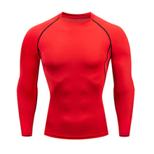 Load image into Gallery viewer, Men&#39;s Compressed Long Sleeve Shirt Pants Shorts Fitness MMA Clothing tactical rashguard jiu jitsu crossfit T-Shirt Jogging suits