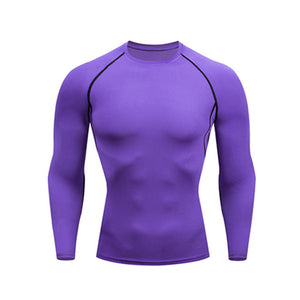 Men's Compressed Long Sleeve Shirt Pants Shorts Fitness MMA Clothing tactical rashguard jiu jitsu crossfit T-Shirt Jogging suits