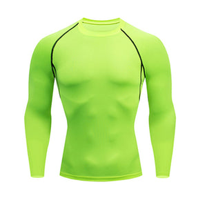 Men's Compressed Long Sleeve Shirt Pants Shorts Fitness MMA Clothing tactical rashguard jiu jitsu crossfit T-Shirt Jogging suits