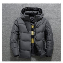 Load image into Gallery viewer, Men Thermal Thick Snow Parka White Duck Down Jacket